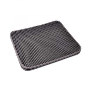 Double-layer cat litter cleaning pad