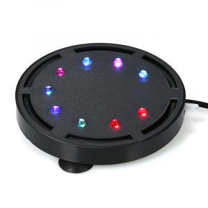 Colorful round LED aquarium light