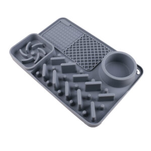 Pet silicone slow food plate
