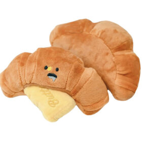 Croissant bag hides plush toy