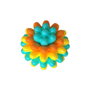 Pet teething toy ball