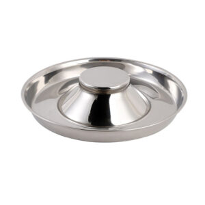 Stainless steel pet slow food bowl