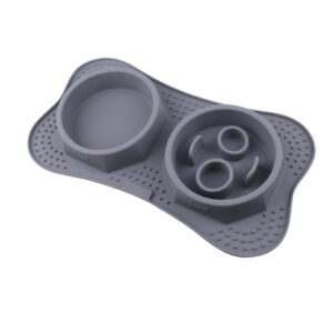 Multifunctional pet slow food bowl