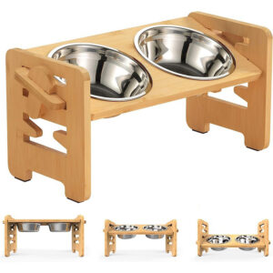 Pet bowl rack