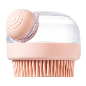 Pet bath brush silicone bath brush