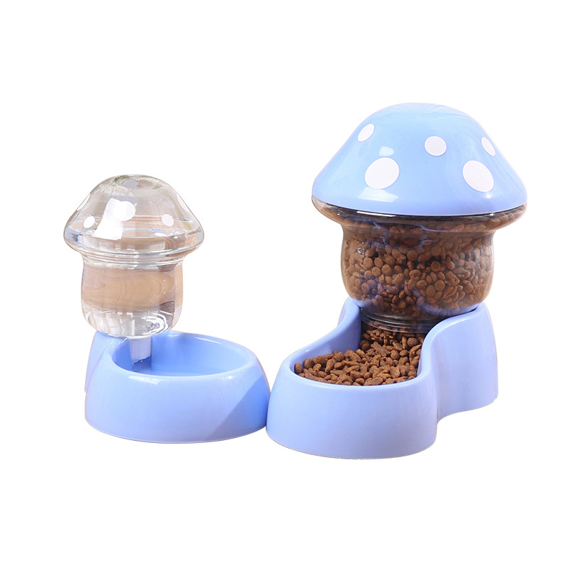 BW3303387(1) Pet Cat Bowl 1.8L Automatic Feeder Dog Cat Food Bowl Drinking Water Bottle Kitten Bowls Feeding Bowl for Dogs