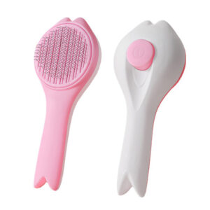 Pet Dog Hair Brush Cat stainless steel cleaning comb Cat Paw