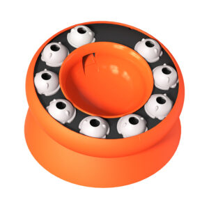Pet Slow Food Bowl with Beveled Neck