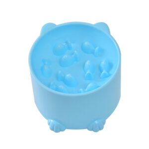 Pet anti-choking slow food bowl