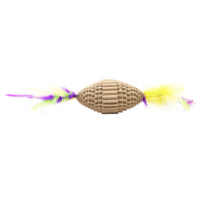 Corrugated feather toy