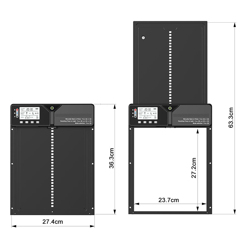 Small Y chicken coop door