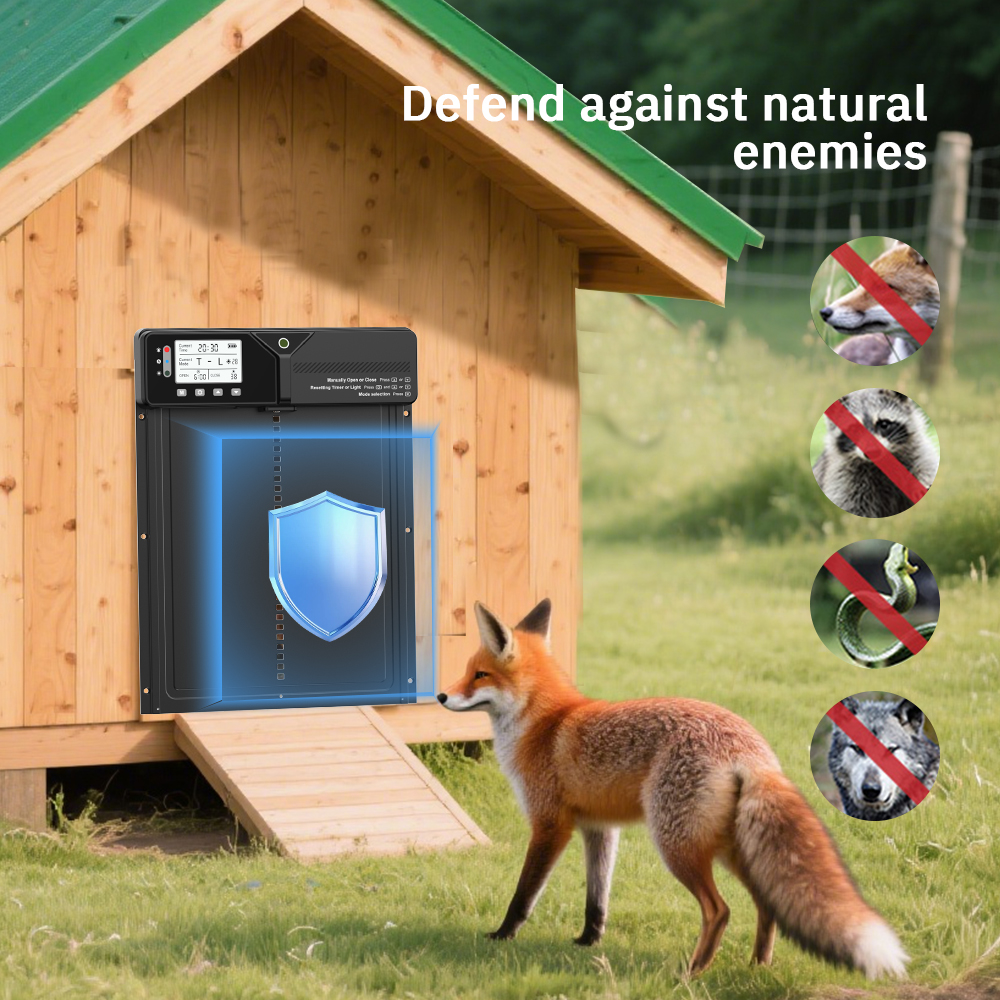 Small Y chicken coop door