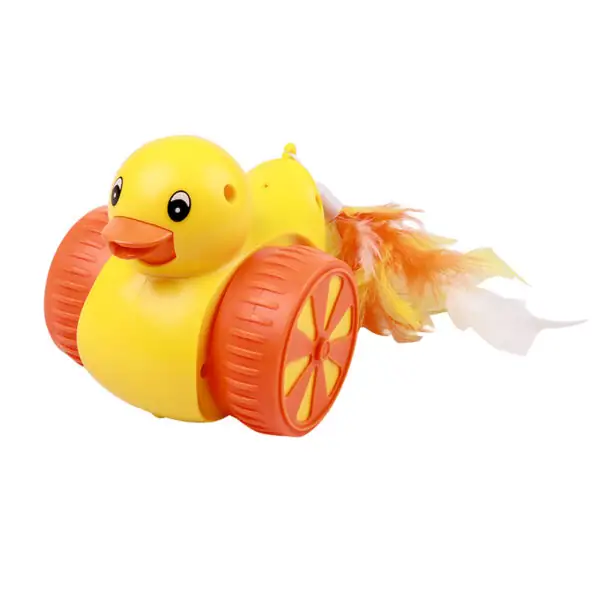 Smart laser teasing cat toy duck