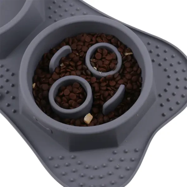 KF4201063A(3) Silicone Slow Feeder Bowl