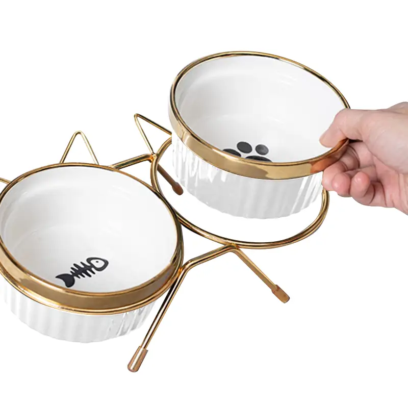 BW3303480(2) Cat Ceramic Bowl