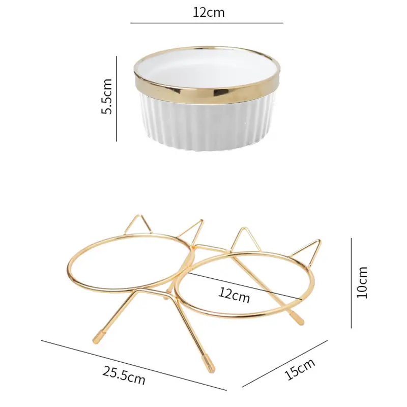 BW3303480(4) Cat Ceramic Bowl