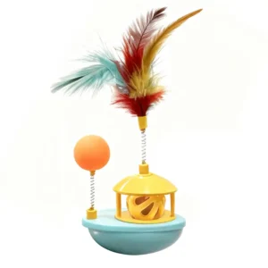 Pet Feather Tumbler Toy