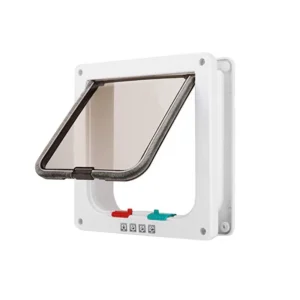 Cat entrance and exit two-way door